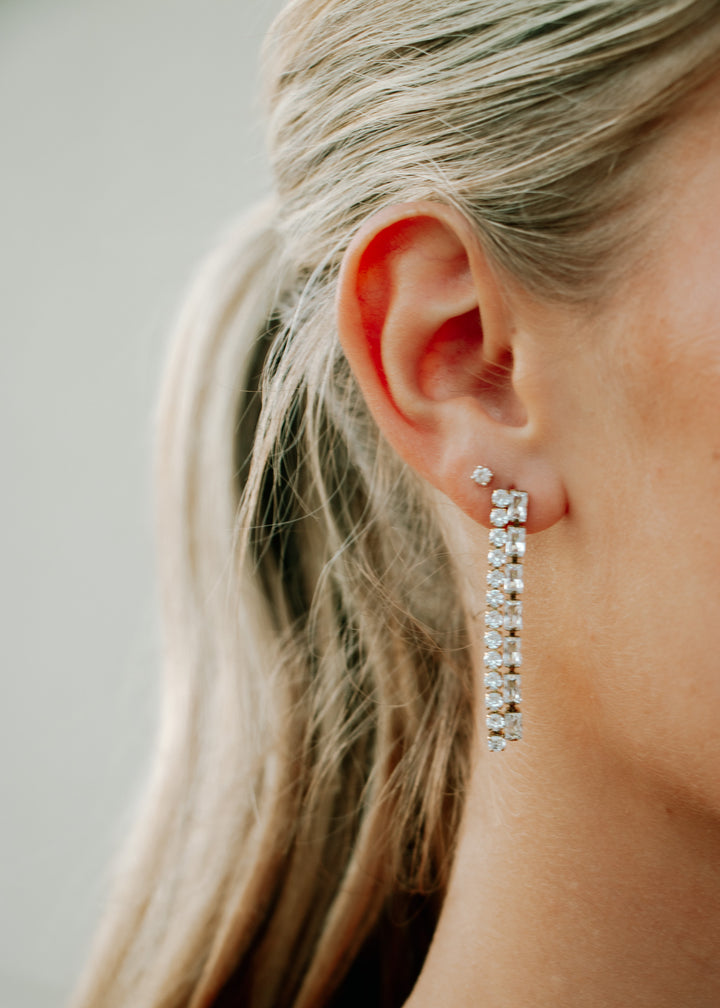 Double Luxe Drop Earring