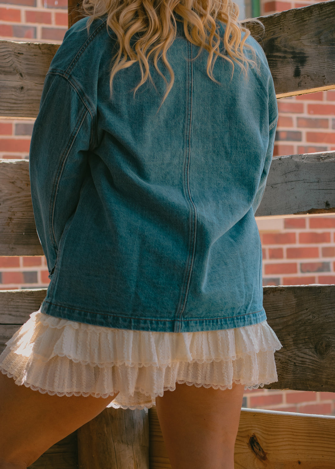 Autumn Cream Ruffled Skort