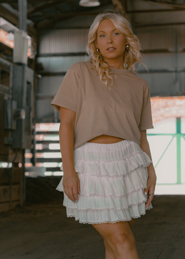 The Taupe Staple Tee