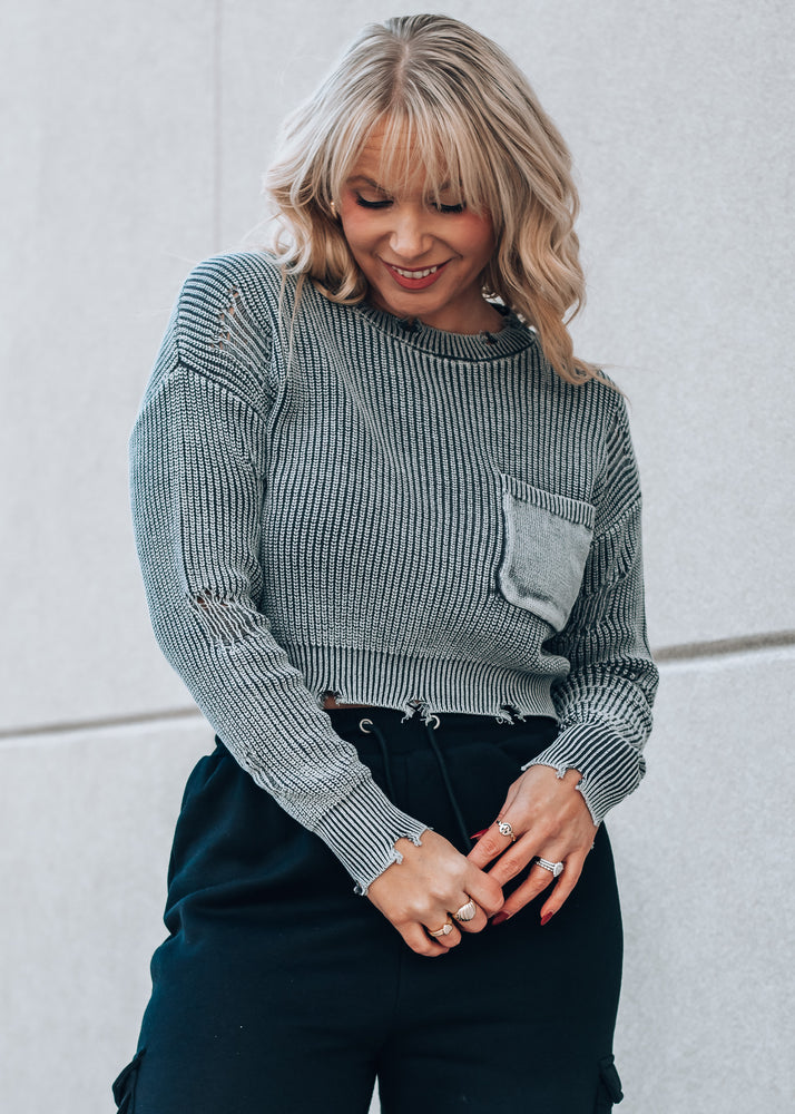 Brooklyn Charcoal Sweater