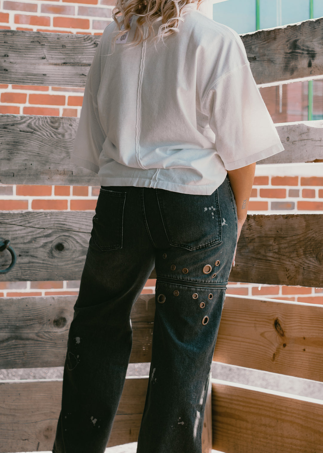 The White Staple Tee