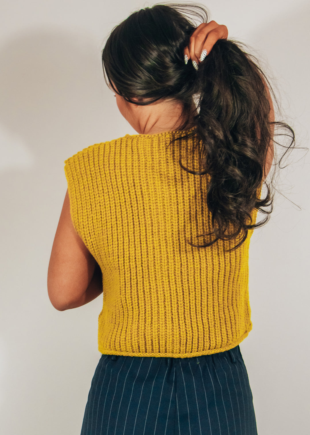 So Rad Mustard Sweater Vest