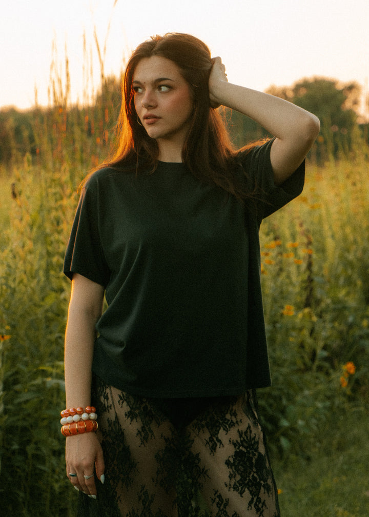 The Black Staple Tee