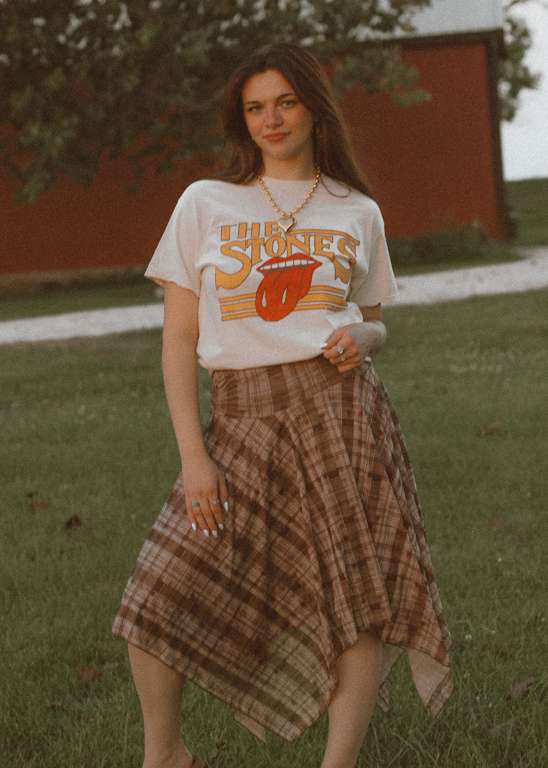 Rolling Stones Off White Graphic Tee