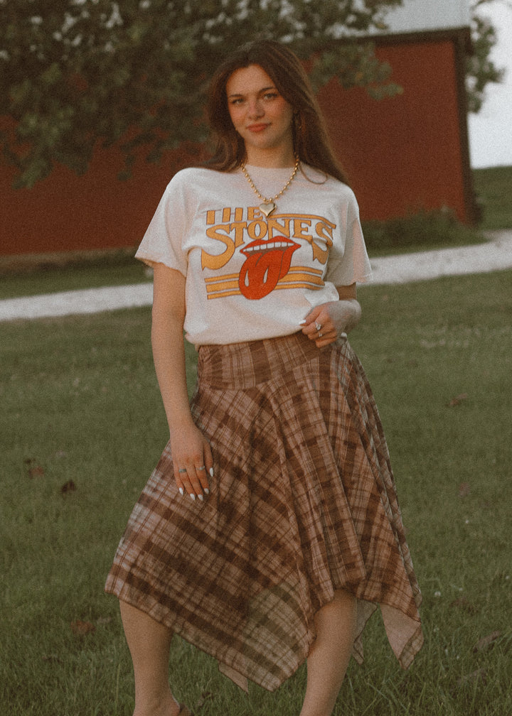 Rolling Stones Off White Graphic Tee