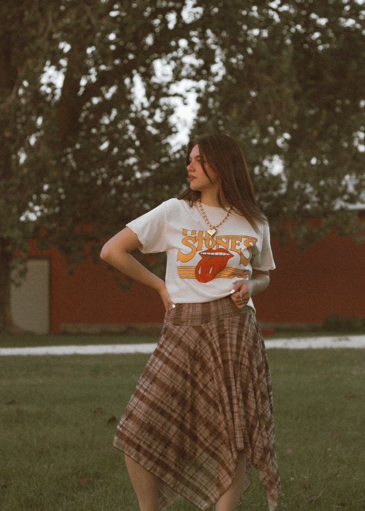 Rolling Stones Off White Graphic Tee