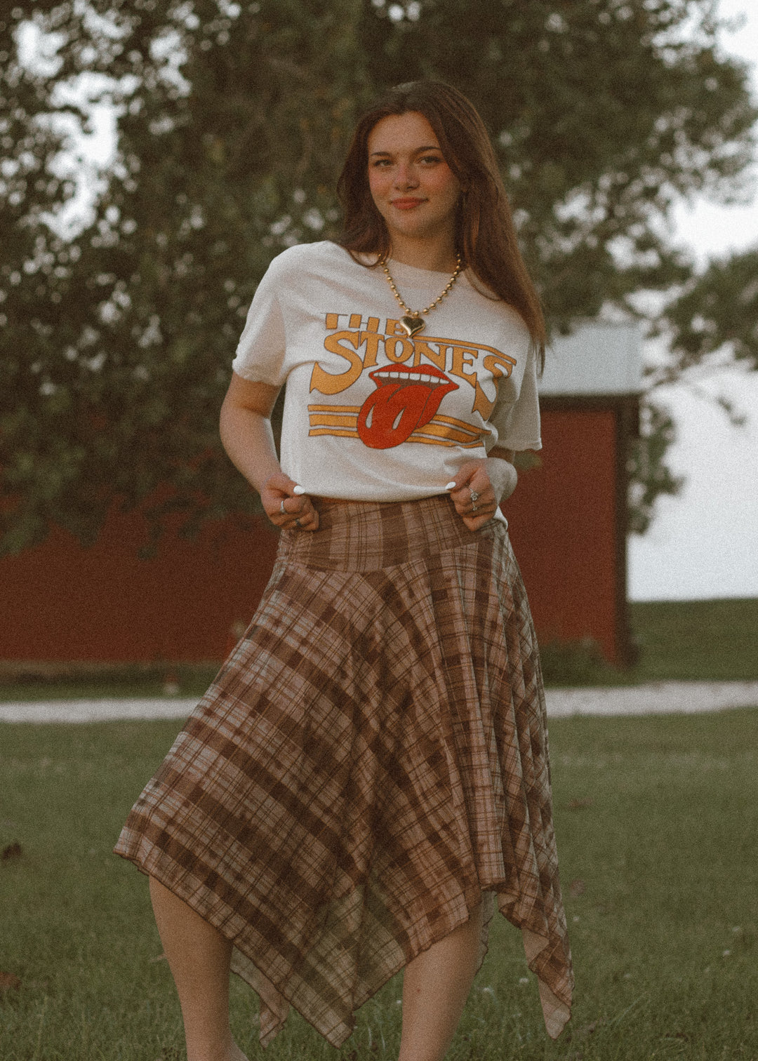 Rolling Stones Off White Graphic Tee