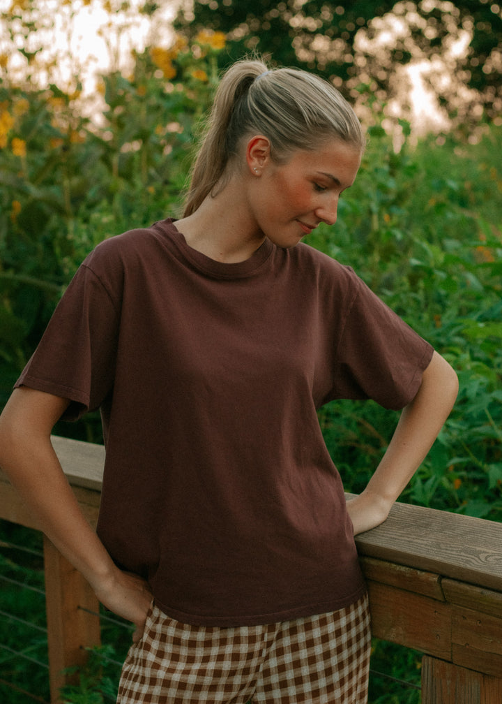 The Maroon Staple Tee