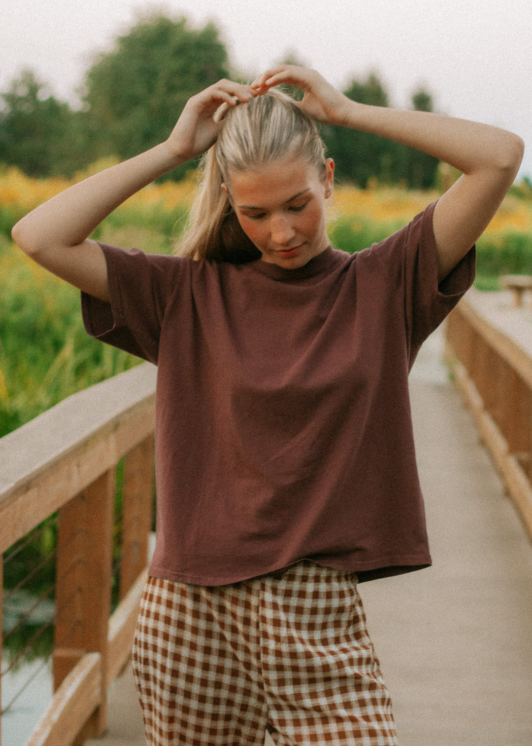 The Maroon Staple Tee