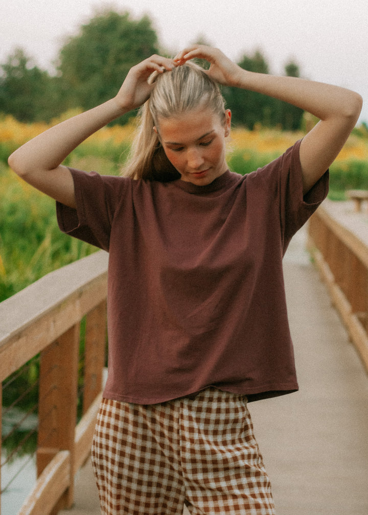 The Maroon Staple Tee