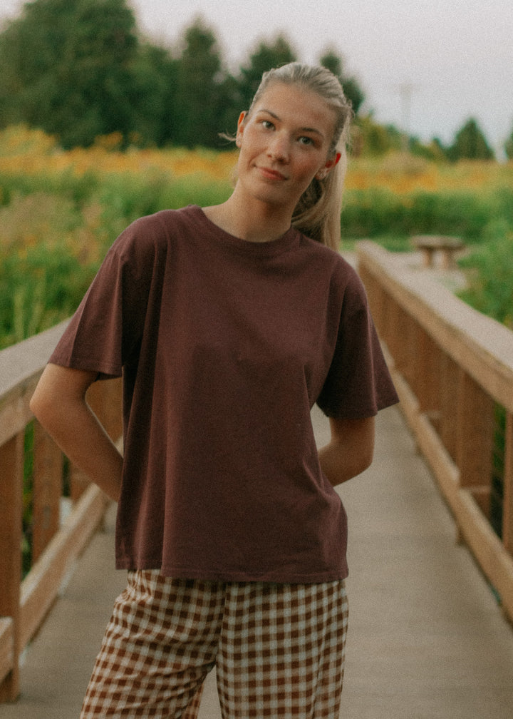The Maroon Staple Tee
