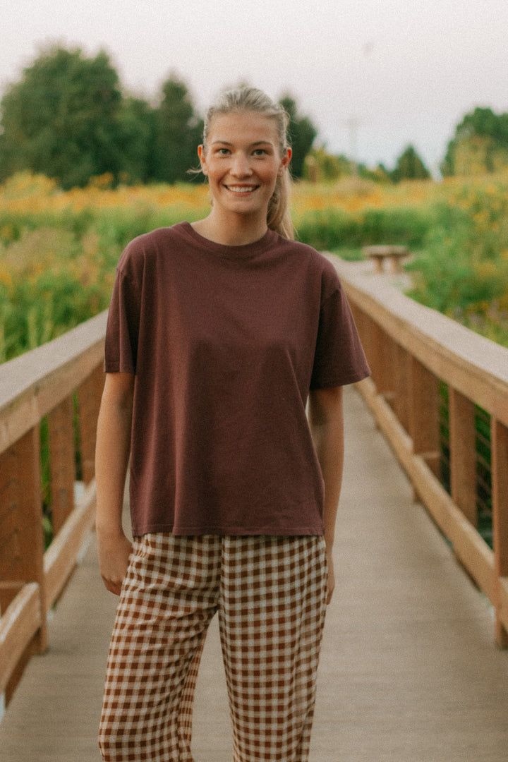 The Maroon Staple Tee