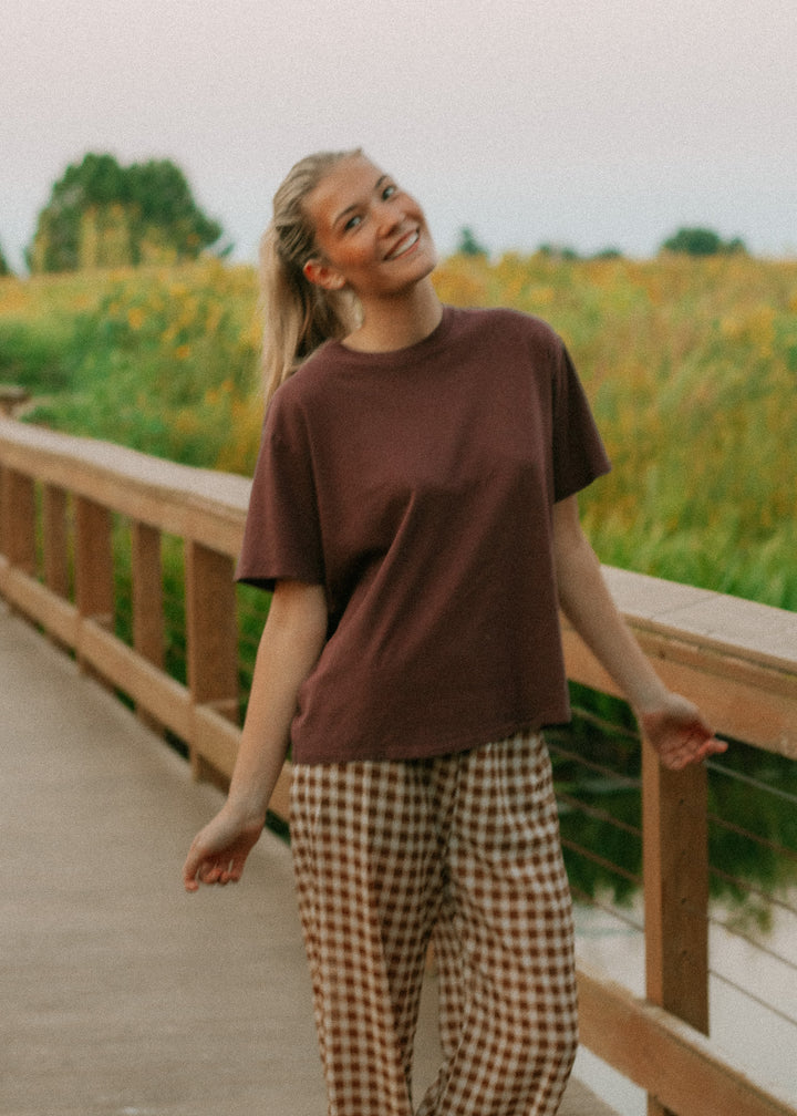 The Maroon Staple Tee