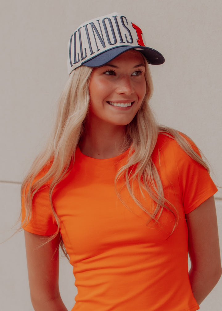 Illinois Canvas Baseball Hat