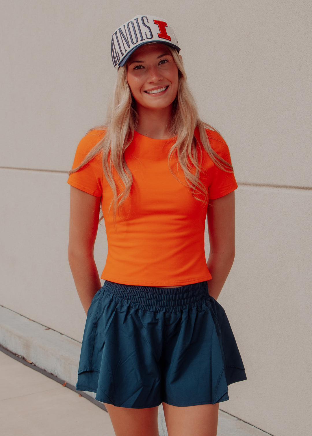 Navy Breeze Athletic Short