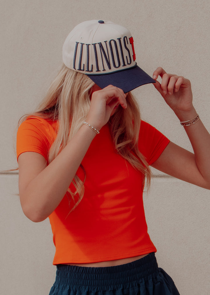 Illinois Canvas Baseball Hat