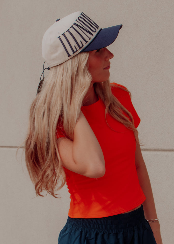 Illinois Canvas Baseball Hat