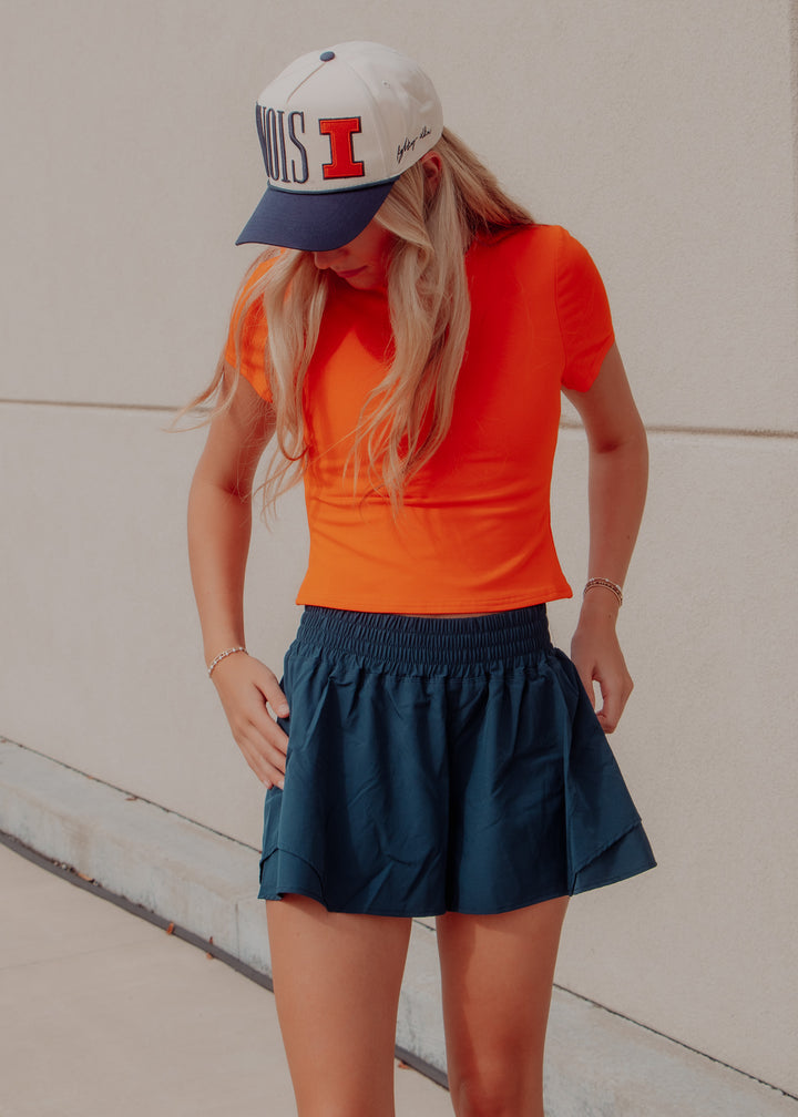 Navy Breeze Athletic Short