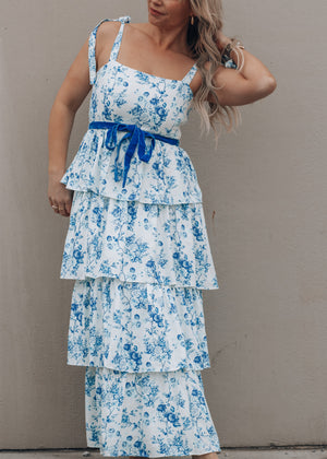 ruffle maxi dress 