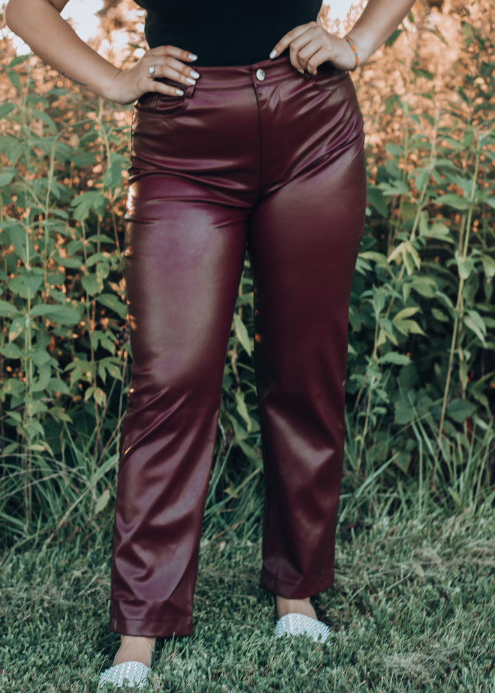 Gomez Vegan Leather Pant