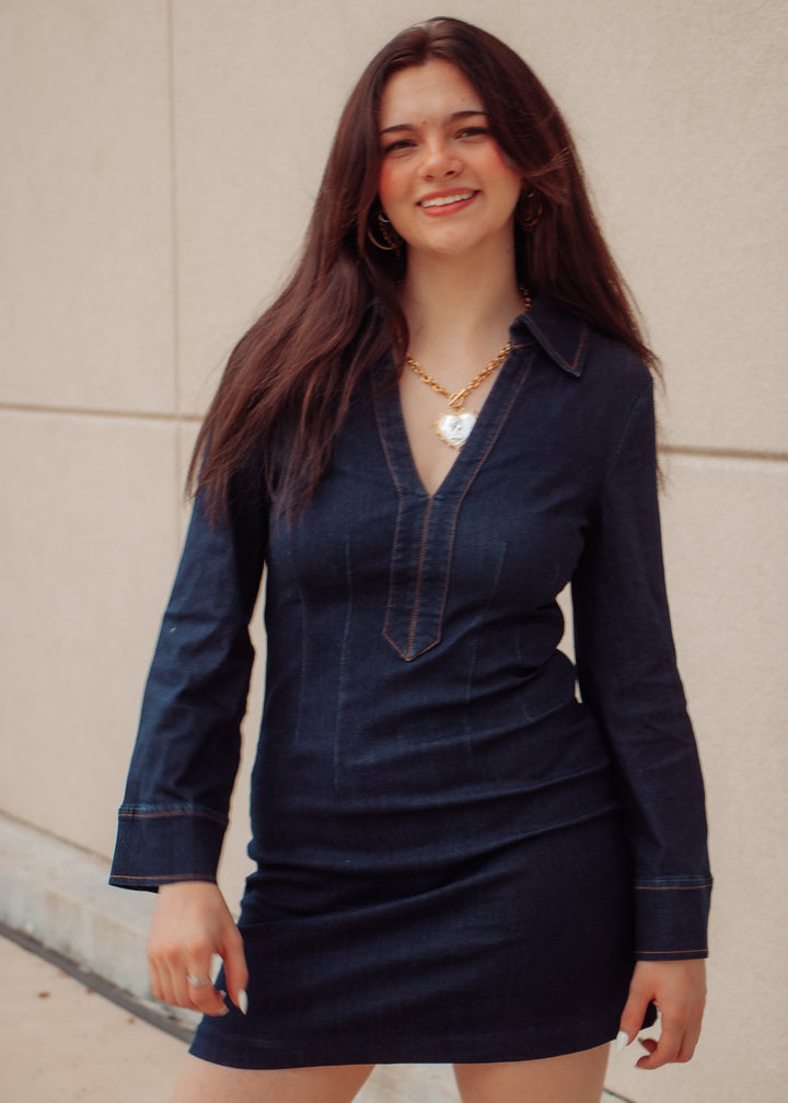 Gilmore Denim Mini Dress