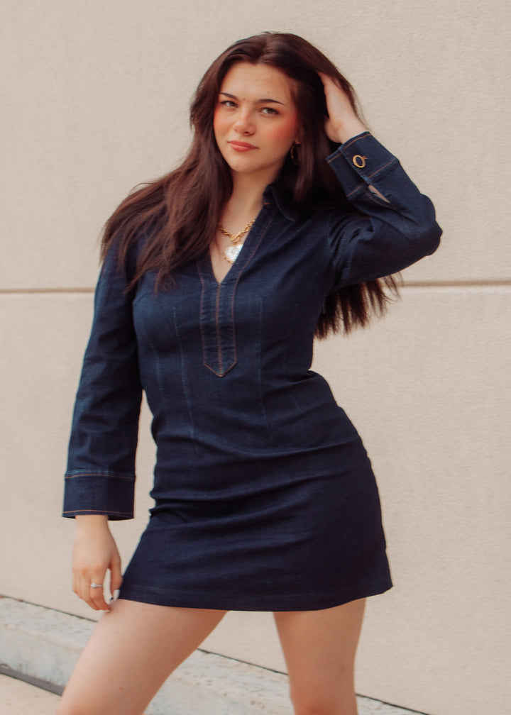 Gilmore Denim Mini Dress