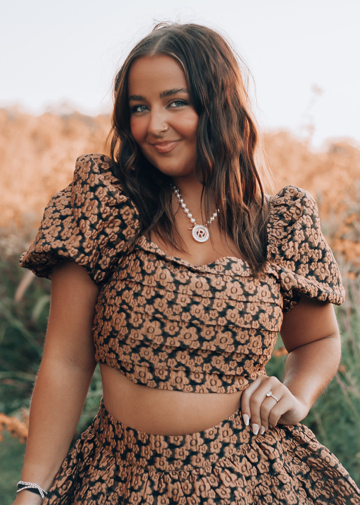Cutie Rum Raisin Cropped Top