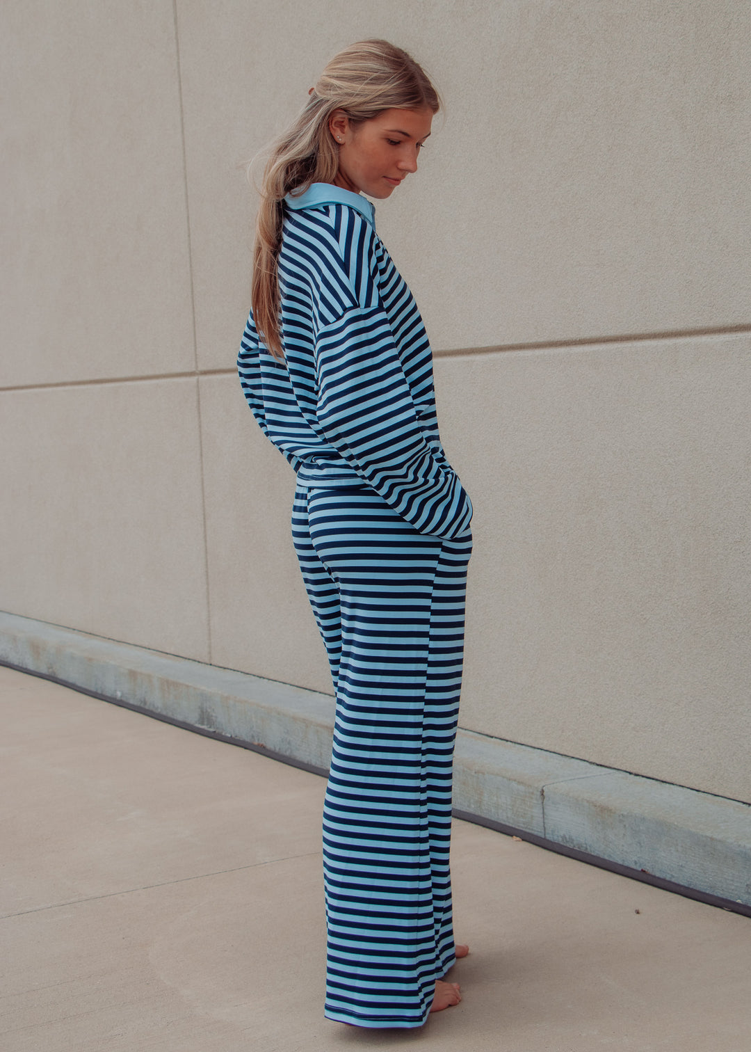 Blueberry Bliss Striped Blue Set