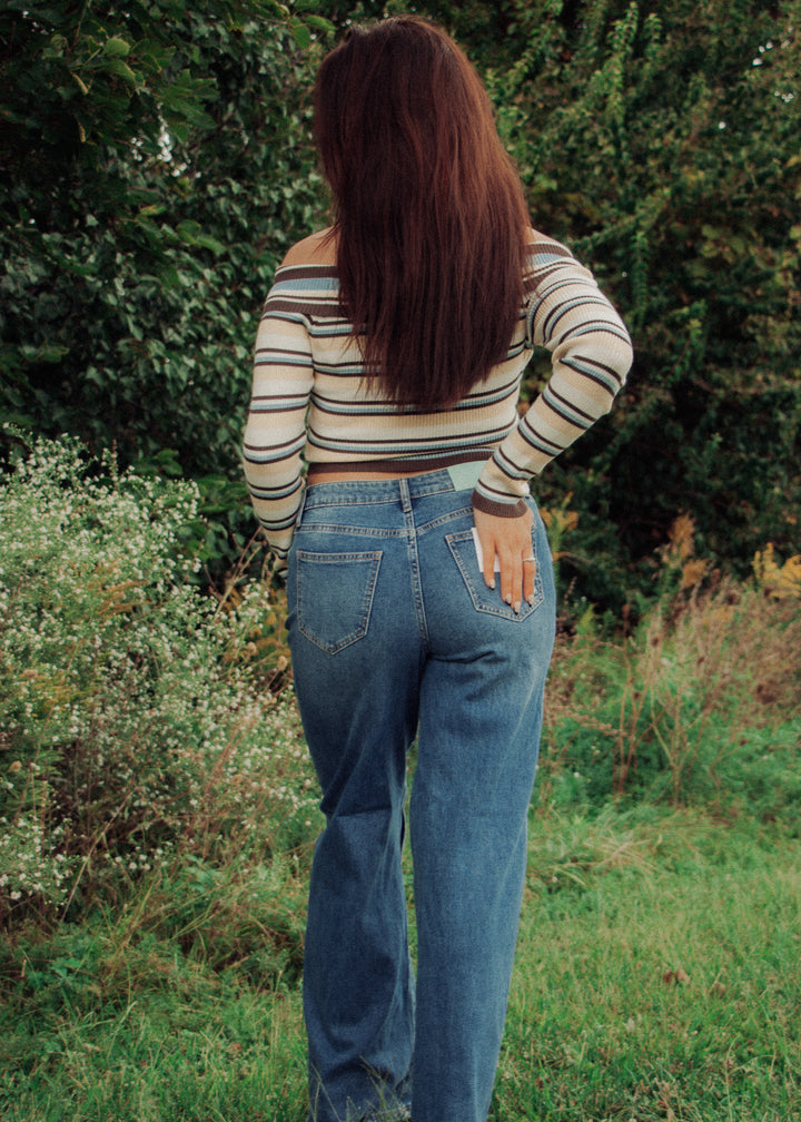 Bianca Buttoned Wide Leg Jean