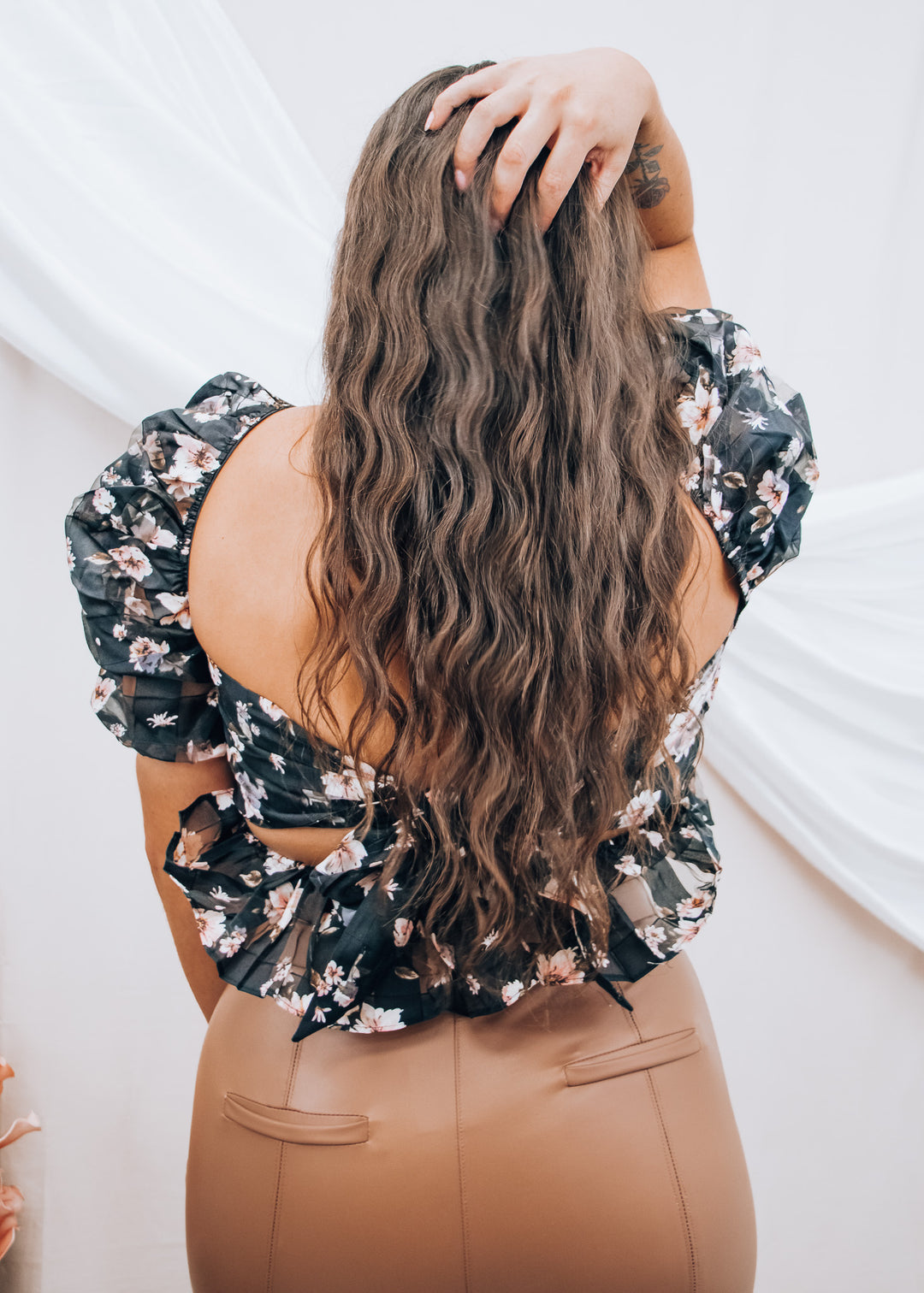 Chloe Bustier Floral Top