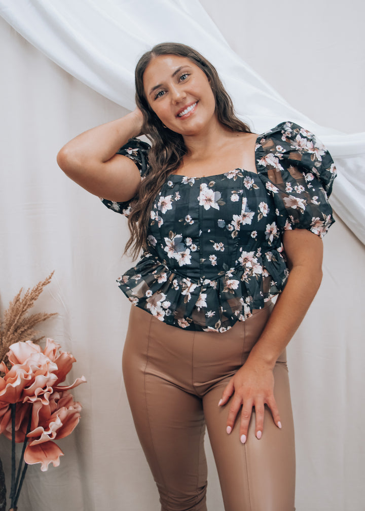 Chloe Bustier Floral Top