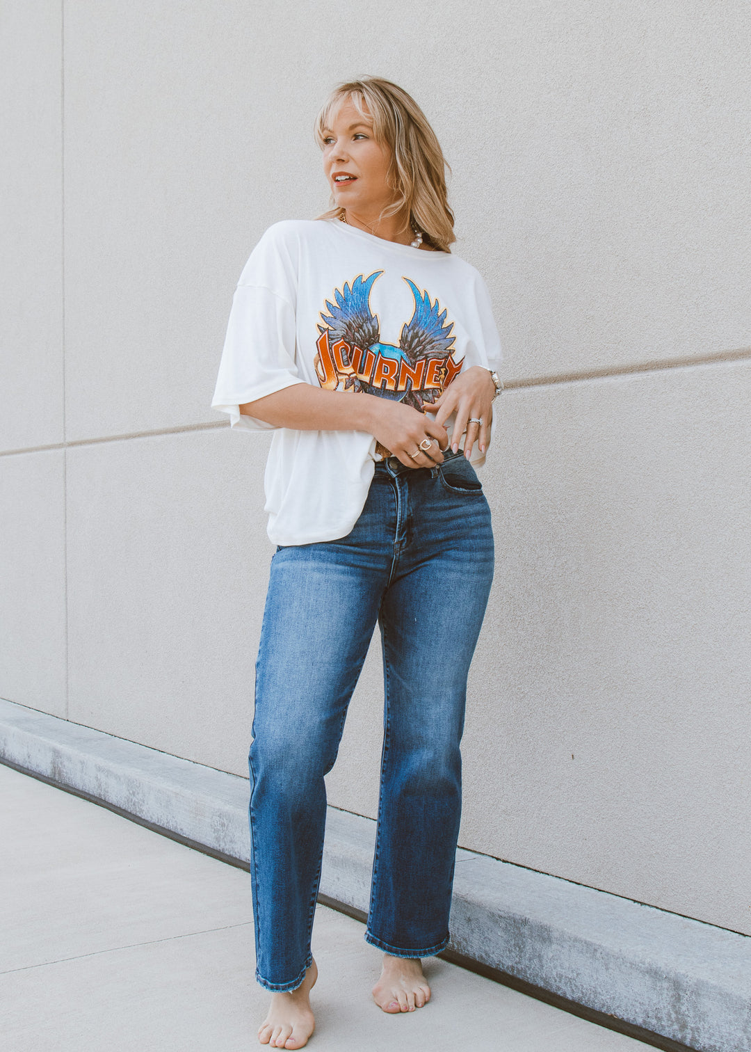 straight denim jeans 