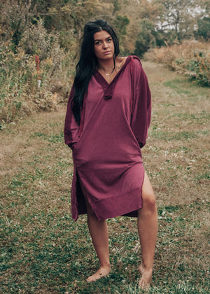 
            
                Load image into Gallery viewer, Mulled Wine Hoodie Dress
            
        