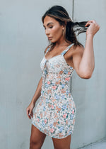 Falling For You Floral Mini Dress