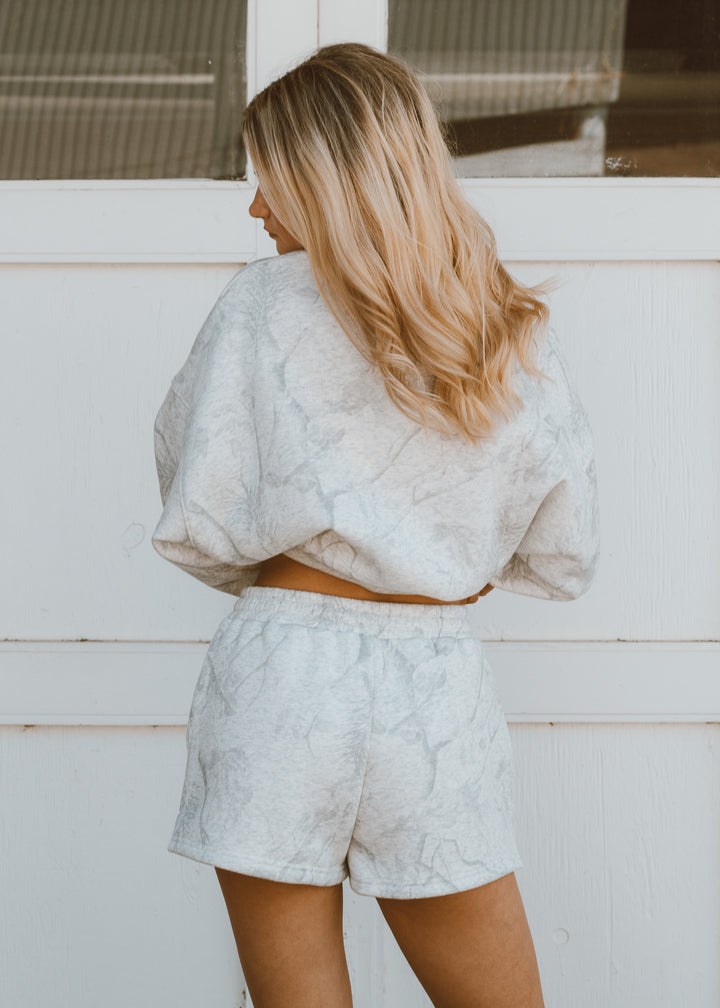 Cool Grey Camo Sweat Short