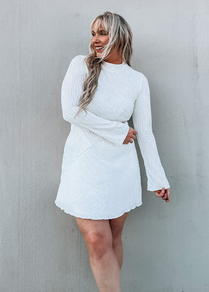 Unwavering Love Mock Neck Dress