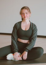 Pilates Princess Black Bolero