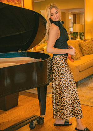 Meet for Martinis Black Halter Top