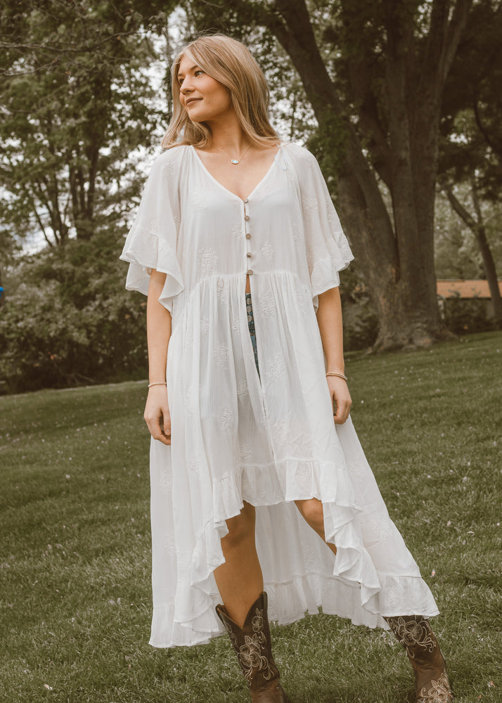 long white shirt 