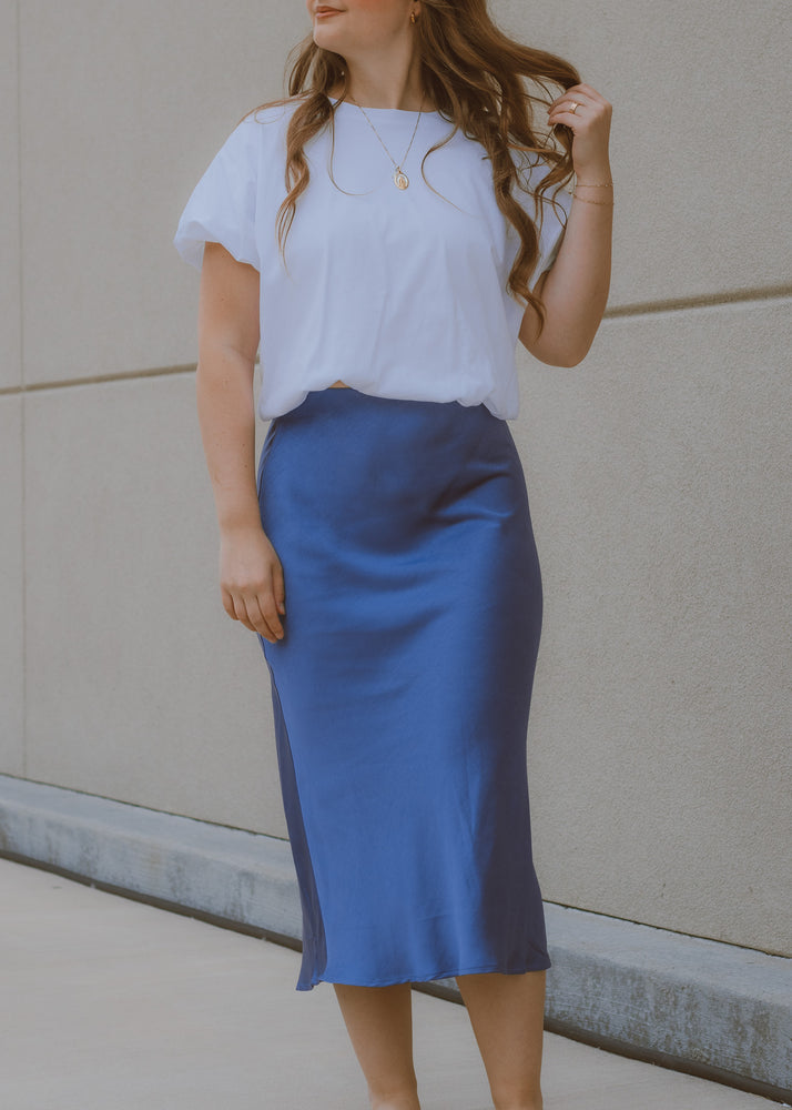 Burst Your Bubble White Tee