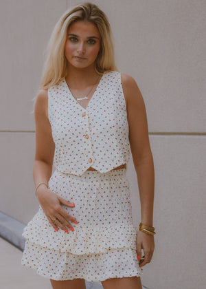 Cherry Bomb Printed Skort