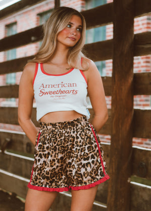 American Sweethearts Ribbed Tank