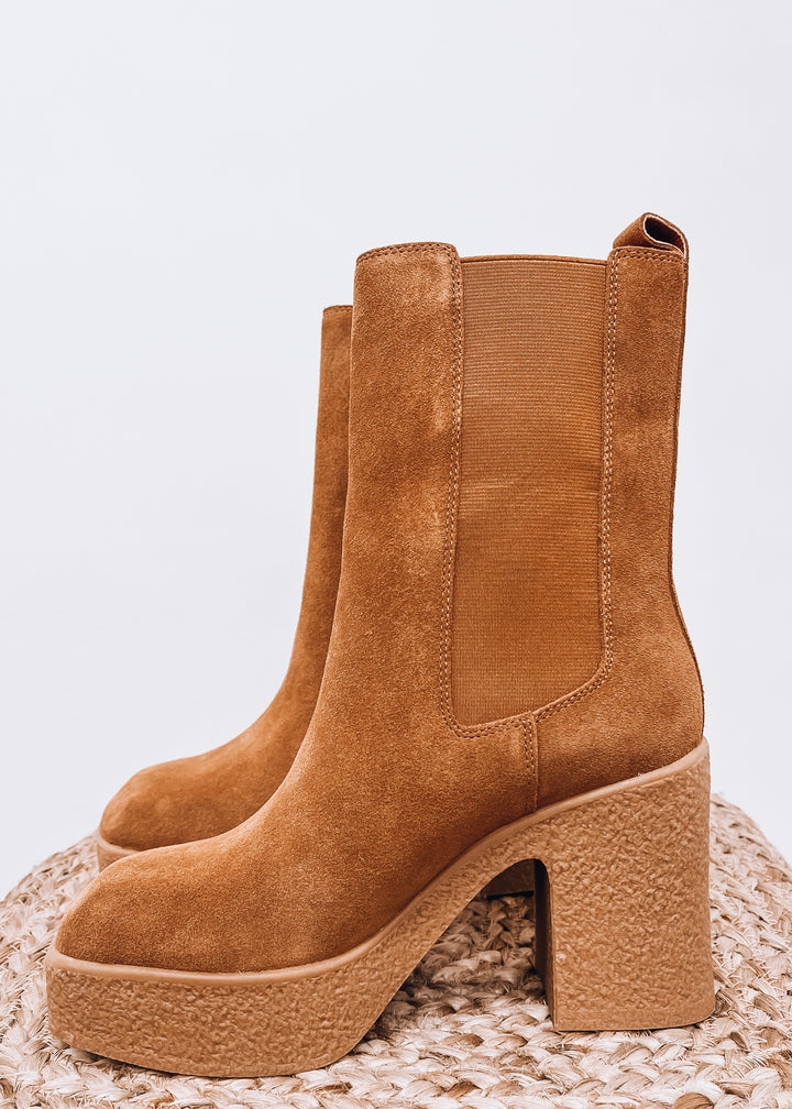 tan bootie