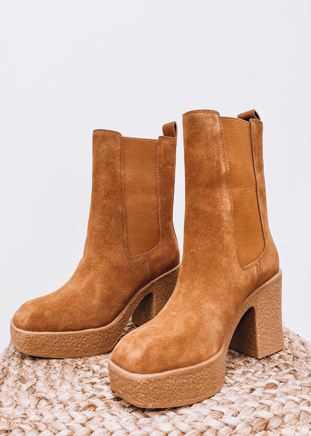 chunky heeled boot