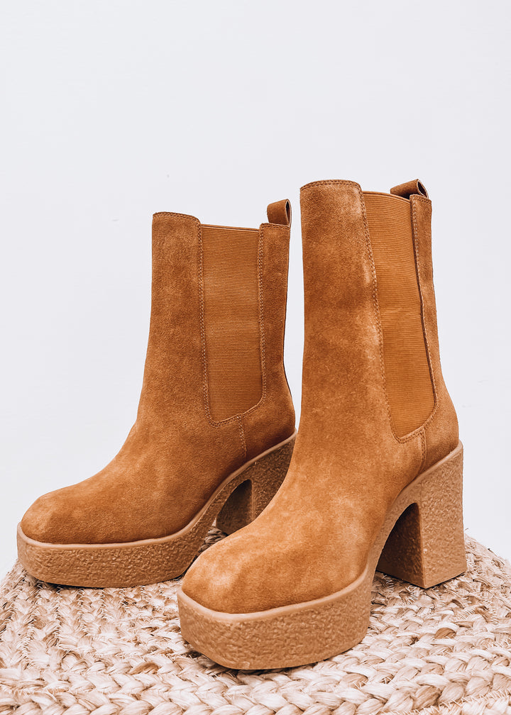 chunky heeled boot