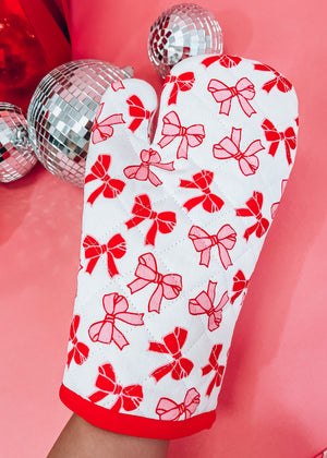 Beautiful Bows Oven Mitt