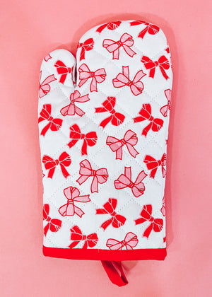 Beautiful Bows Oven Mitt