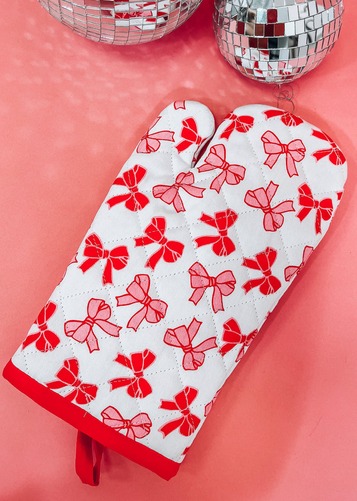 Beautiful Bows Oven Mitt