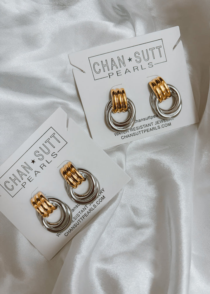 The Harper Two Tone Earring