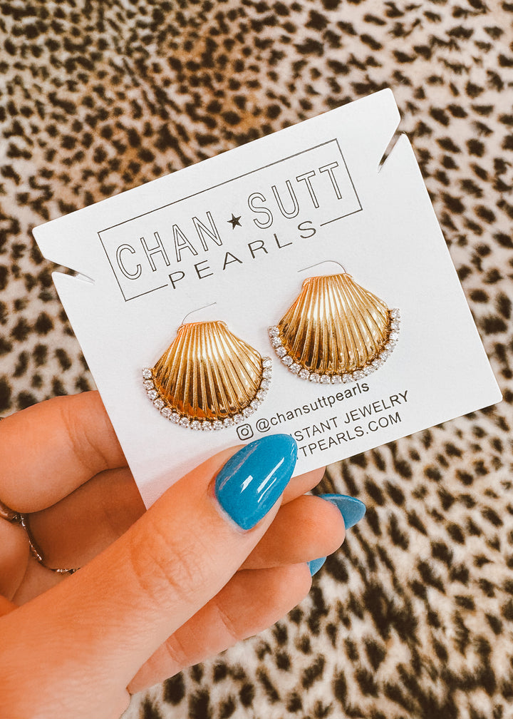 Luxe Seashell Earrings